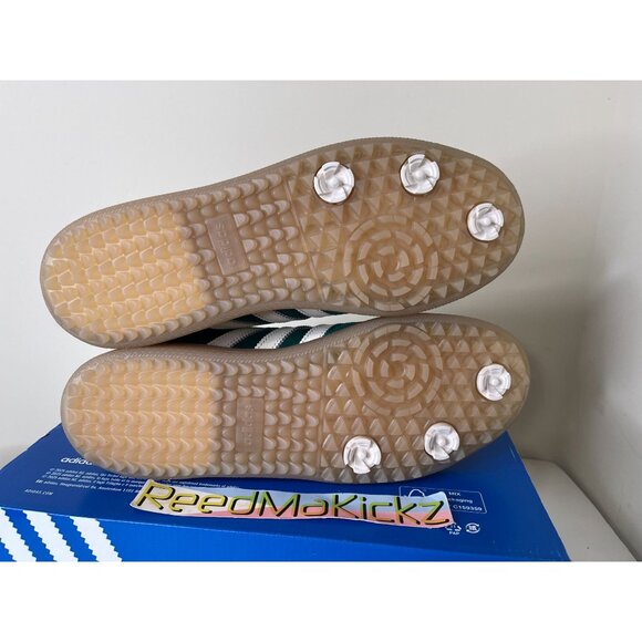 Adidas Samba Golf Shoes Spikeless Collegiate Green Gum Mens JP8652 - Picture 7 of 12